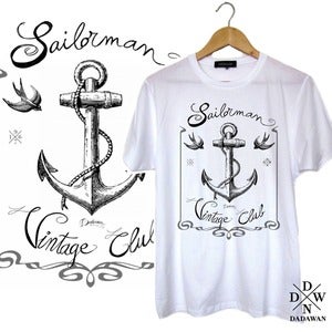 Image of T-shirt Sailorman Vintage Club by Dadawan 