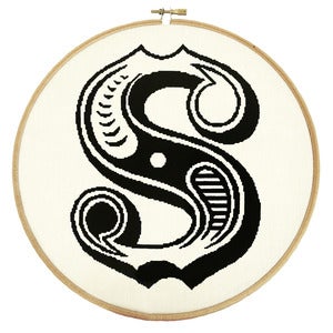 Image of Gigantic Circus Letter PDF Patterns