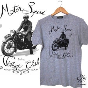 Image of T-shirt Motor Squad Vintage Club by Dadawan 
