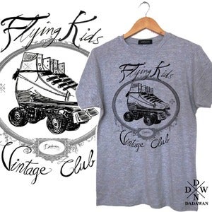 Image of T-shirt Flying Kids Vintage Club by Dadawan 