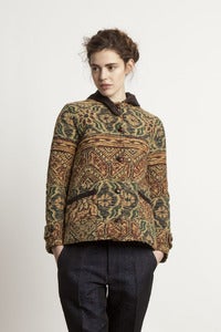 Image of Vintage Jacquard Quilted Jacket<br>- was £340 -