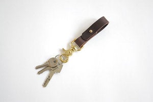 Image of Key Lanyard - Brown