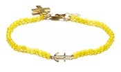 Image of ARIEL BRACELET - YELLOW AGATE/GOLD