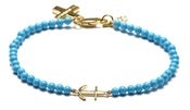 Image of ARIEL BRACELET - TURQUOISE/GOLD
