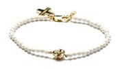 Image of ARGO BRACELET - WHITE AGATE/GOLD