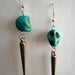 Image of Day Of The Dead Skull Earrings with Spikes