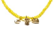 Image of KAI NECKLACE - YELLOW AGATE