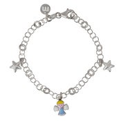 Image of Blue Fairy Wish Charm Bracelet