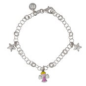 Image of Pink Fairy Wish Charm Bracelet