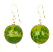 Image of Bombona Earrings Green