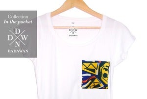 Image of T-shirt femme poche Sunshine