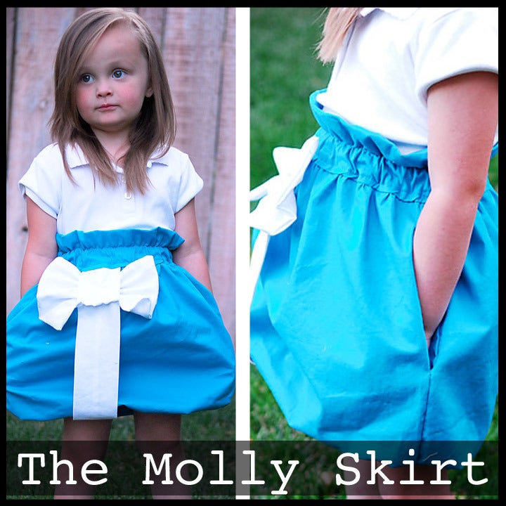 The Molly Skirt Pattern 12m-12 years Image of The Molly Skirt Pattern 12m-12 years