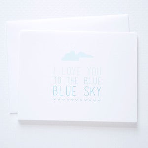 Image of To the Blue Sky Card