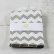 Image of Mini Gray Chevron Bags