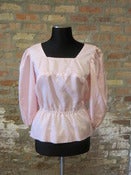 Image of Polka Dot Peplum Top