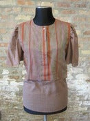 Image of Flutter Sleeve Striped Top