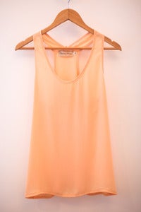 Plain Pale Peach Tank