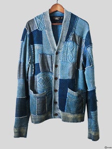 Image of RRL - Patchwork Cardigan