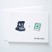 Image of We Belong Polaroid Card
