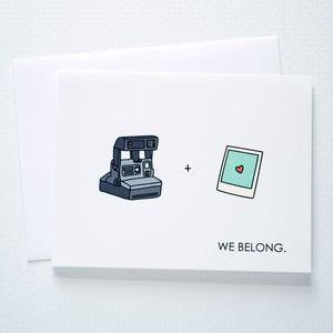 Image of We Belong Polaroid Card