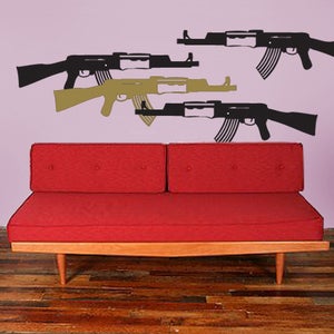 Image of AK-47 WALL DECAL SET OF 2