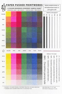 Image of Risograph Printing Chart Reference