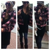 Image of red plaid jacket