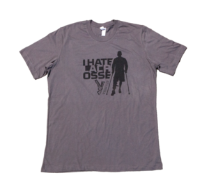 Image of FUND RAISER: Limited Edition 'Zach on Crutches' Tee Shirt