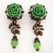 Glamsquared — 12.7mm 1/2 inch Roses on the Vine Steel Dangle Plugs