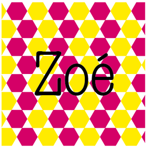 Image of Faire part collection Pétillante  - graphique (rose et jaune)