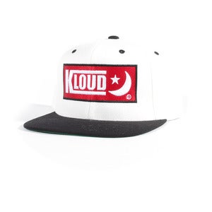 Kloud Logo Snapback white