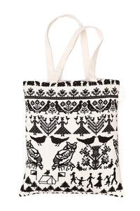 Image of Yö metsässä canvas bag small |<br /> Yö metsässä -kangaskassi, pieni