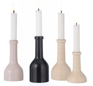 Image of Wooden Candleholder by Ferm Living