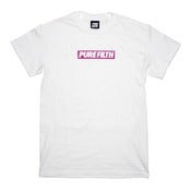 Image of PUREFILTH Logo Tee in White