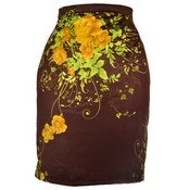 Image of Floral Pencil Skirt