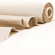 Image of plain heavyweight raw linen