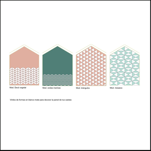 Image of Pegatinas para decorar la pared de tus casitas (IVA INCL.)