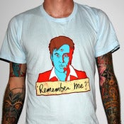 Image of Bill Hicks "Remember Me?" by Jermaine Rogers T-Shirt - AA Light Blue