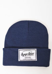 Image of Agape Patch on Navy Beanie
