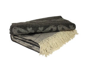 Image of lovebird lambswool throw *limited edition*