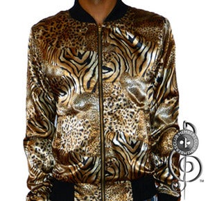 Image of Eye Of The Tiger Silk Jacket