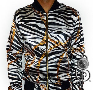 Image of King Zebra Silk Jacket