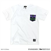 Image of FILTER017 X  EVANGELION - EVA-01 FOLK STYLE POCKET T-SHIRT