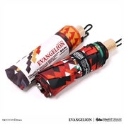 Image of FILTER017 X  EVANGELION - EVA-02 FOLK STYLE FOLDING UMBRELLA