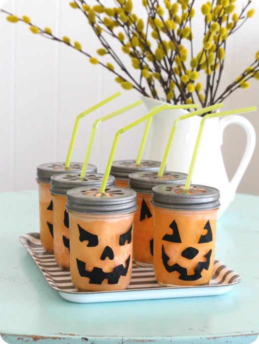 Image of Pumpkin Face Decals