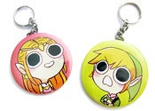 Image of Link and Zelda Keychains