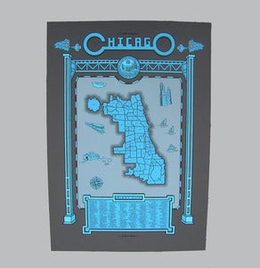 Image of chicago map - bk