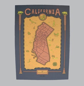 Image of california map - bk