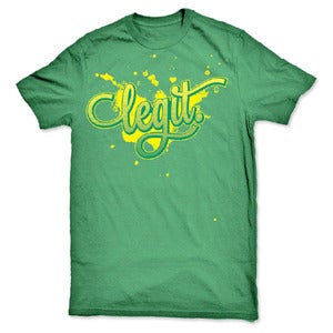 Image of legit Splatter Logo Graphic T-Shirt