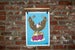 Image of dessert eagle giclee print